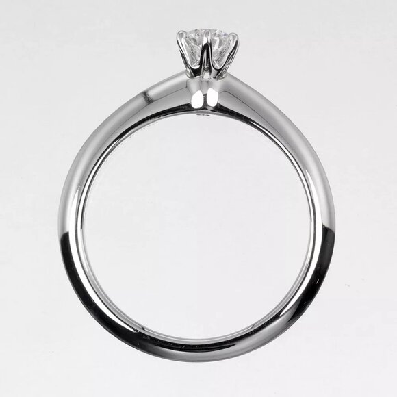 TIFFANY&Co. Solitaire Ring 0.21ct VS1/I/3EX Pt950Platinum/diamond #4.5(US ... - Picture 10 of 10